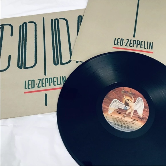 Vintage 1982 Led Zeppelin "CODA" LP - Swan Song - Picture 5 of 7